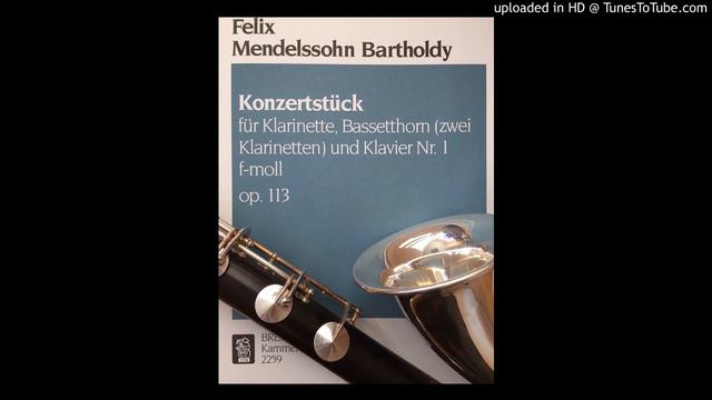 Mendelssohn Concert Piece No.1 for clarinet, basset horn and piano смотреть онлайн