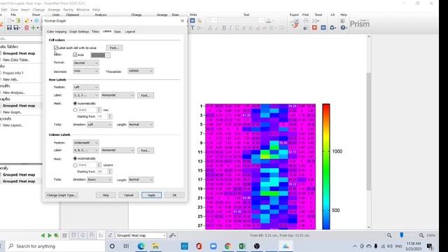 How to prepare heat map in Graphpad Prism? смотреть онлайн