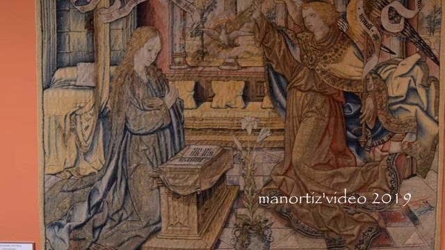 Giusto di Gand attr , Annunciazione, arazzo, Pinacoteca Civica di Fermo manortiz смотреть онлайн