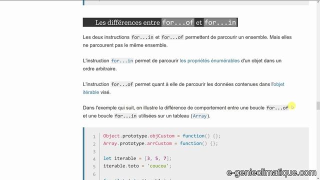 JavaScript51-La boucle for of-Découverte et utilisation-Débutant смотреть онлайн