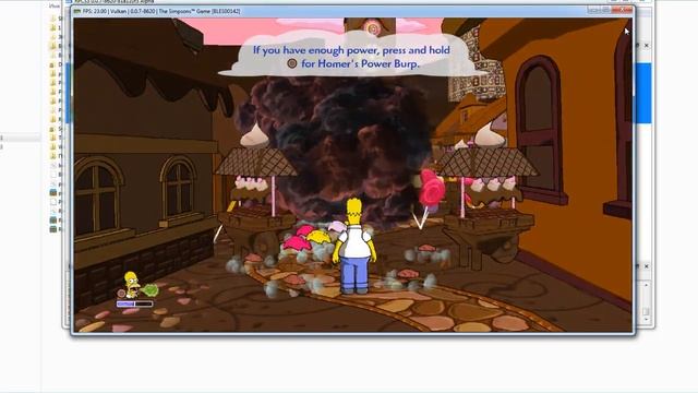 RPCS3 настройка эмулятора для The Simpsons Game смотреть онлайн