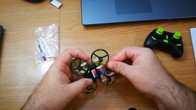 Toy Mini Drone Eachine E016H - unboxing video ! смотреть онлайн