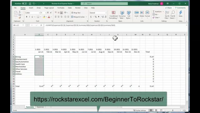 Create an Expense Tracker in Excel in 14 Minutes смотреть онлайн