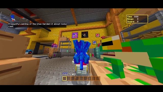 Секретные места карты Minecraft x Sonic DLC смотреть онлайн