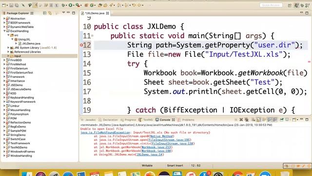 Handling Excel files using JXL Day 39 смотреть онлайн