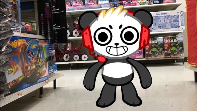 LOS JUGUETES COMBO PANDA ESTÁN AQUÍ. Ryan's World Toy Shopping En Walmart Y Unboxing Surprise Toys