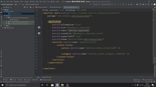 Android Studio - Webview uygulama yapımı-1 смотреть онлайн