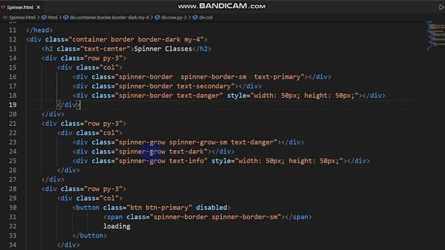 how to use spinners in bootstrap смотреть онлайн