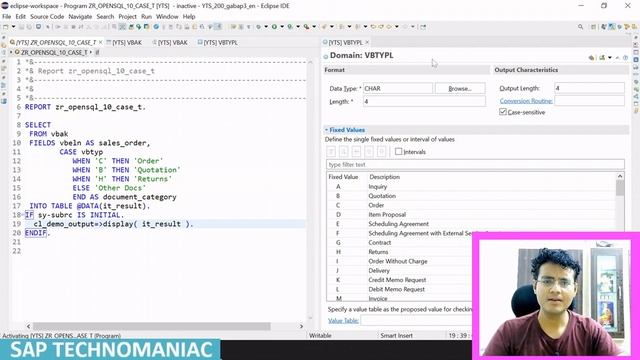 Case statement in Select - Open SQL Enhancement ABAP on HANA - Part 6 смотреть онлайн
