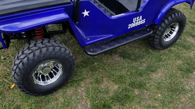 Gr3 Mini Jeep Gas Small Golf Cart Review And Test Drive смотреть онлайн