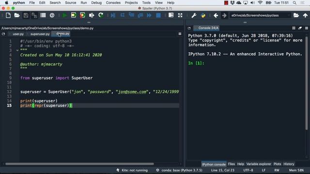 Python (OOP) Intro to Inheritance & Documentation || Object Oriented Programming in Python Part 5 смотреть онлайн