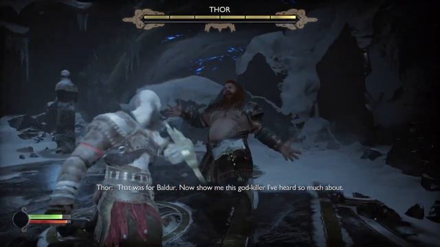 God of War Ragnarök - Thor Boss Fight PS4 Fat Gameplay смотреть онлайн