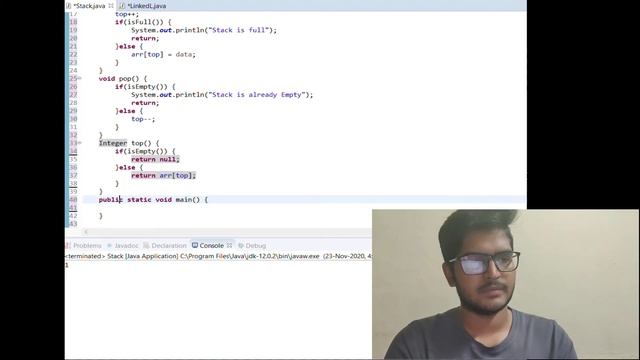 Data Structures || Stack || Java Implementation [Telugu] смотреть онлайн