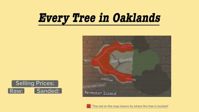 Every tree locations & Their value | Roblox Oaklands смотреть онлайн