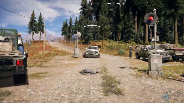 Ручной Гризли!!! Приручили медведя Чизбургера)))) Far Cry 5 Coop. #21 смотреть онлайн