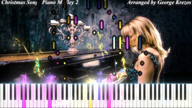 CHRISTMAS SONGS PIANO MEDLEY 2 - Arranged by George Krezos смотреть онлайн