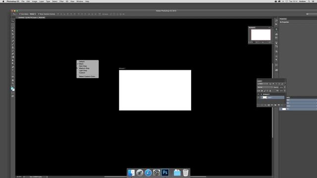 How to Change the backdrop / canvas color in Photoshop CC (artboards) tutorial смотреть онлайн