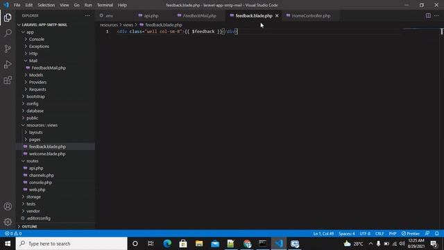 Send Email in laravel 8 Using smtp | Google SMTP to Send Mail in Laravel |Laravel Mail Configuratio смотреть онлайн