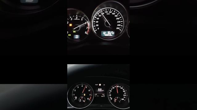 Passat b8 1.8 vs Mazda 6gj 2.5 0-100 acceleration
