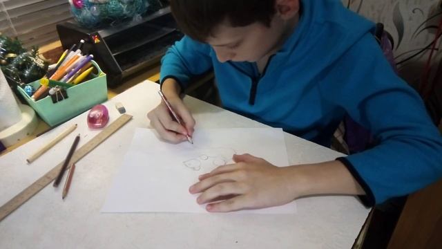 Рисуем мышь. Учимся рисовать вместе смотреть онлайн