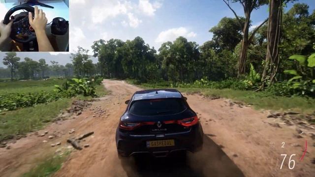 RENAULT MEGANE R.S. 2018 - Clean Drive - Forza Horizon 5 (Steering Wheel + Paddle ) смотреть онлайн