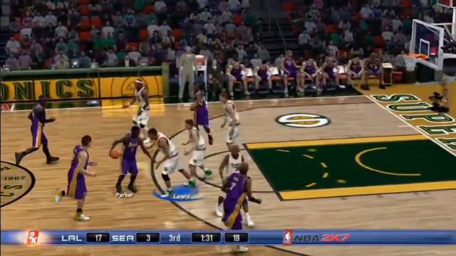 NBA 2K7 (Xbox 360) Lakers vs Sonics смотреть онлайн