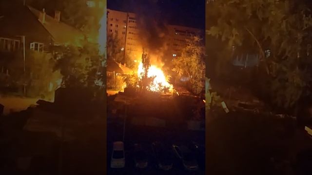 Пожар ул. Шишкова смотреть онлайн