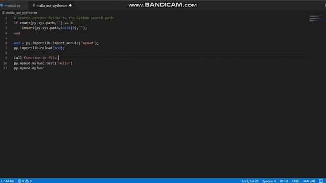 Tutorial Matlab and Python, How to Run python function in Matlab? смотреть онлайн
