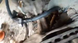 KIA RIO2,подмена тормозного шланга.