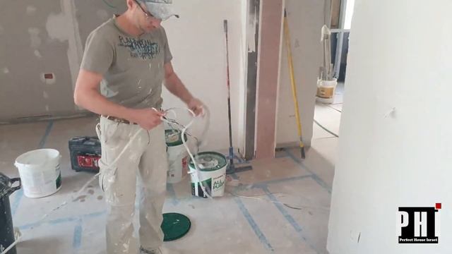 Подготовка к работе с бункером для шпаклёвки смотреть онлайн