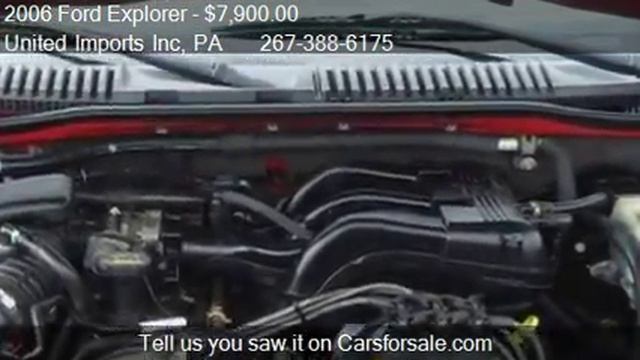 2006 Ford Explorer XLT 4.0L 4WD - for sale in Philadelphia, смотреть онлайн