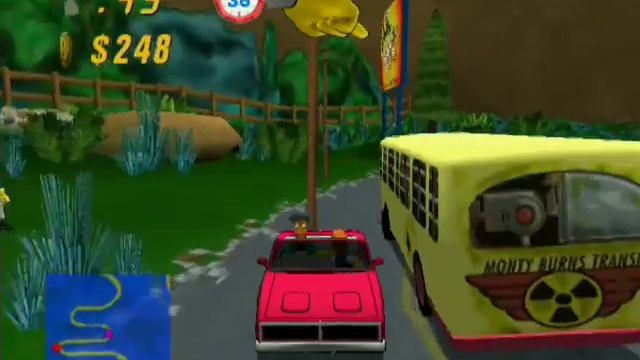 Driving in Reverse (The Simpsons Road Rage Gameplay Part 150) смотреть онлайн