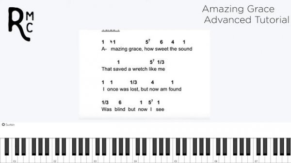 Amazing Grace Piano Tutorial