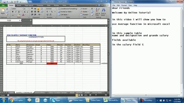 48 MICROSOFT EXCEL HOW TO USE AVERAGE FUNCTION смотреть онлайн