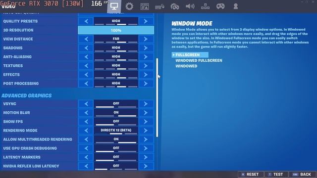 ? NVIDIA GeForce RTX 3070 [Laptop, 130W] - Fortnite gameplay benchmarks (1080p) смотреть онлайн