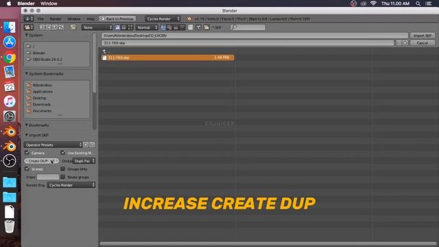 Sketchup to Blender 2.8+ Workflow for MacOS User смотреть онлайн