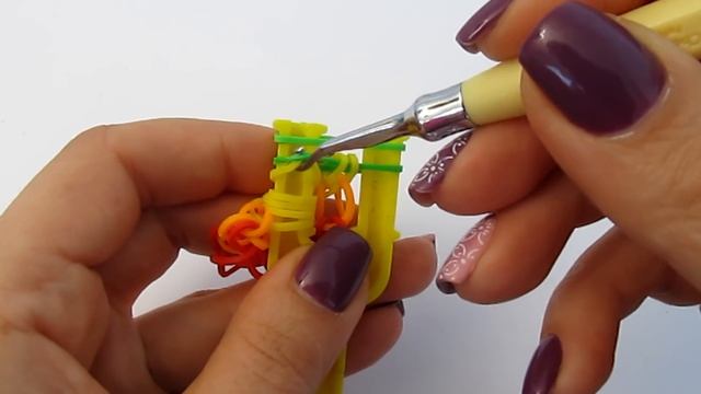БРАСЛЕТ ЧЕШУЯ ДРАКОНА на рогатке ЛЕГКОЕ ПЛЕТЕНИЕ | dragon scale rainbow loom easy смотреть онлайн