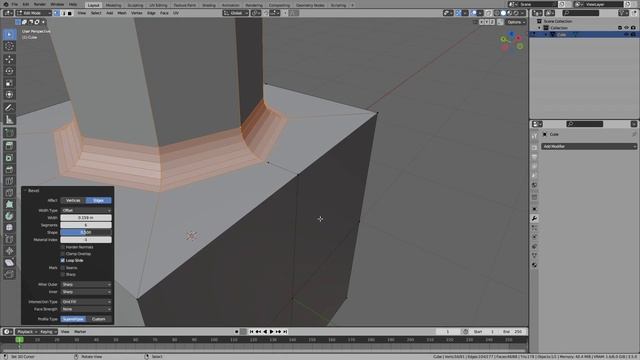 Vanilla Boolean Theory 5. Clamping the Overlap When Beveling. Blender 3D смотреть онлайн