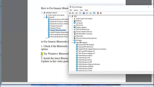 Fix Generic Bluetooth driver missing in Windows 11/10/8/7 смотреть онлайн