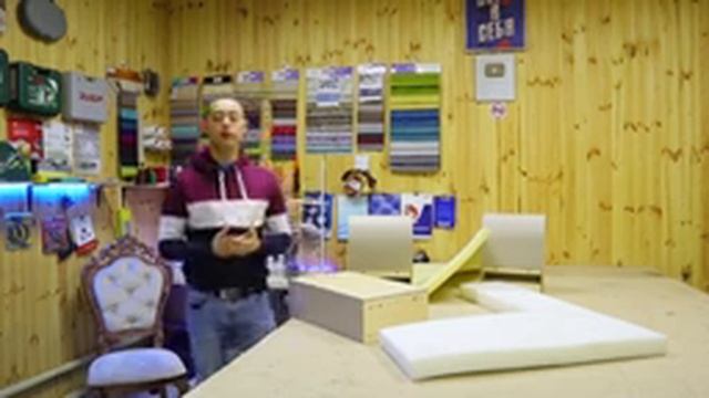 Как сделать своими руками ПУФИК БАНКЕТКУ в каретной стяжке подручным инструментом? смотреть онлайн