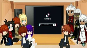 Fate/Stay Night react to TikToks part 3 | Different AU Shirou + Senji & more react