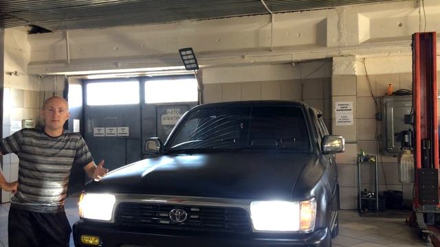 Toyota Hilux Surf. Китайский биксенон смотреть онлайн