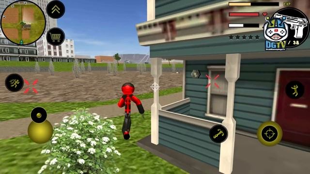 Stickman Rope Hero - Open World Game (by Naxeex LLC) Android Gameplay [HD]