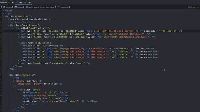 Radius Based Location Search with PHP and MySQL смотреть онлайн