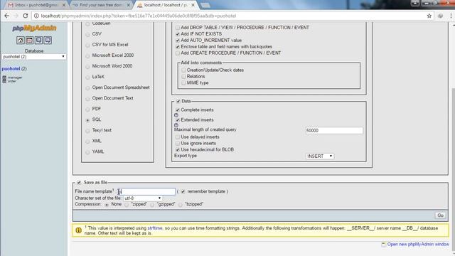 how to export database from mysql смотреть онлайн