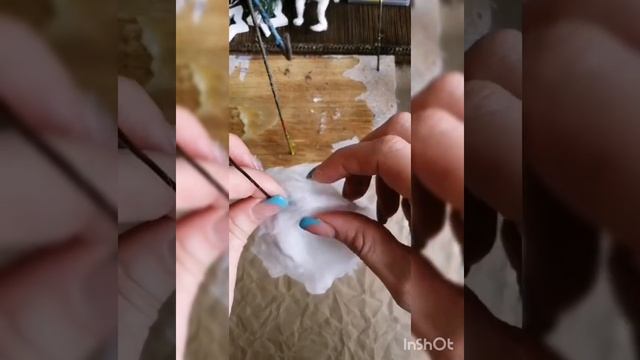 Фантазийный цветок из ваты смотреть онлайн