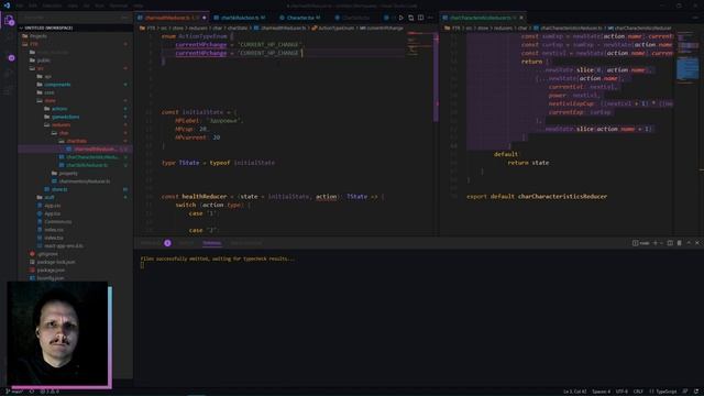 #52 // Разработка React Cyberpunk RPG // Делаем BLL для Здоровья // Junior + || Middle - смотреть онлайн