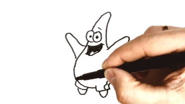 How to draw patrick. Draw patrick for kids | Как нарисовать патрика смотреть онлайн
