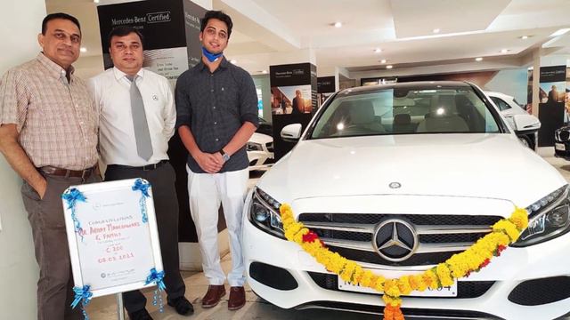 Mr. Abhay Maheshwari welcomes his Certified Mercedes-Benz C200 | Auto Hangar | Mercedes-Benz C-Clas