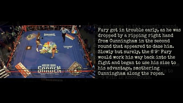 Tyson Fury Vs. Steve Cunningham: Fury Rocked And Dropped In The 2nd, Rises To Score 7 Round KO